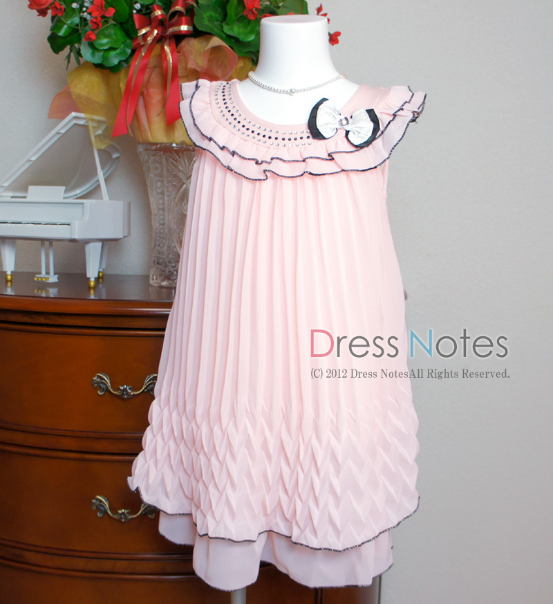 子供ドレス「サーシャ」ピンク A8002