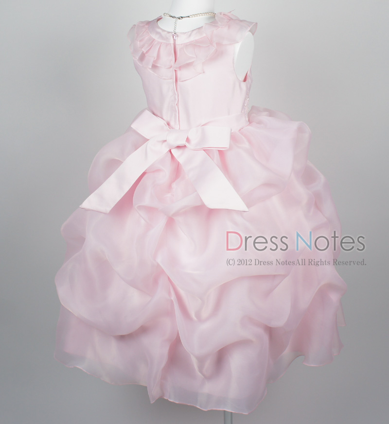 子供ドレス「アルコ・ロング」ピンク G8004-4
