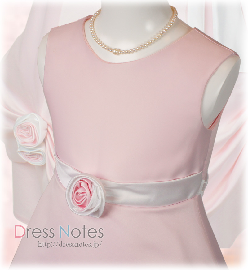 子供ドレス「シャンデリア」ピンク H8012-1