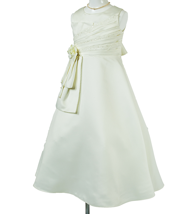 子供ドレス「ノクターン」パールホワイト