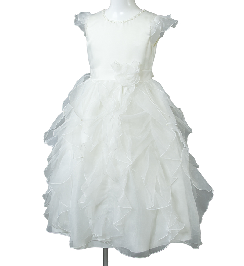 子供ドレス「サイア」ホワイト