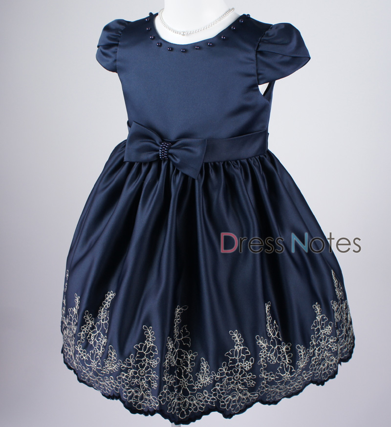 子供ドレス「マスカレード」ネイビー D8020