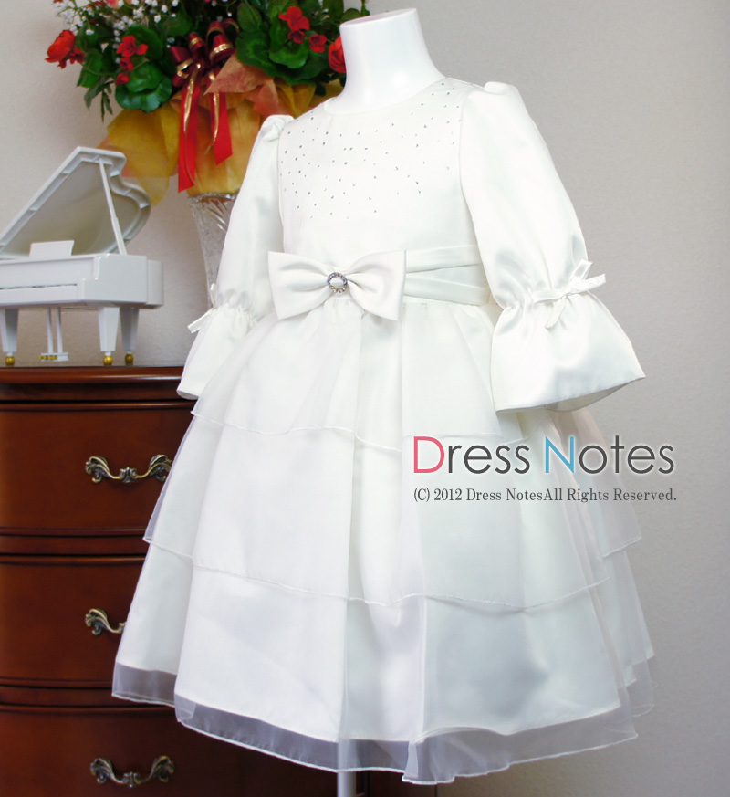 子供ドレス「メレンゲ」ホワイト A8003