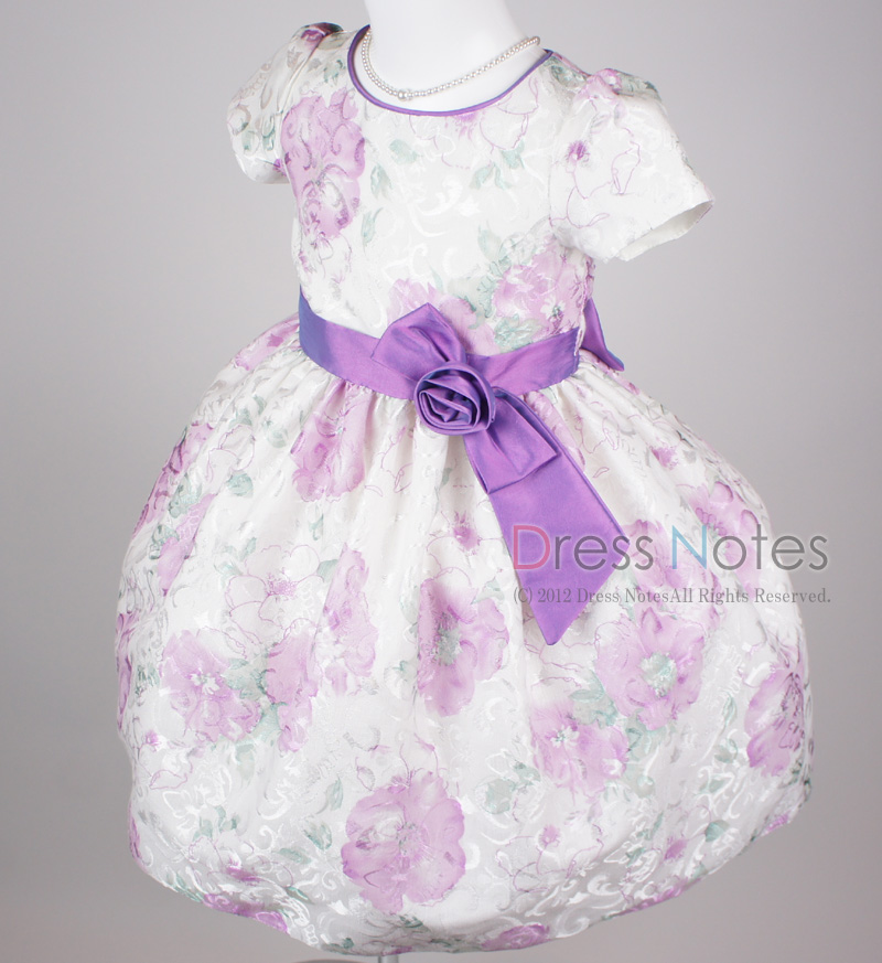子供ドレス「ヘミング」パープル H8006