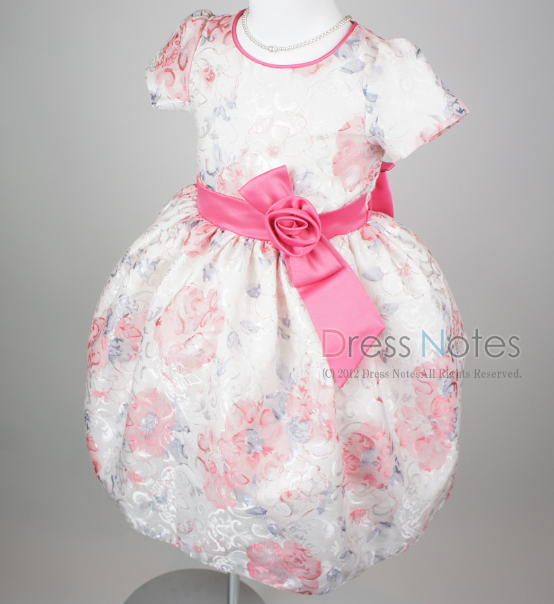 子供ドレス「ヘミング」ピンク H8007