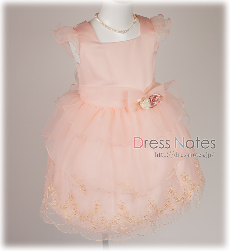 子供ドレス「アラベスク」ピンク G8025
