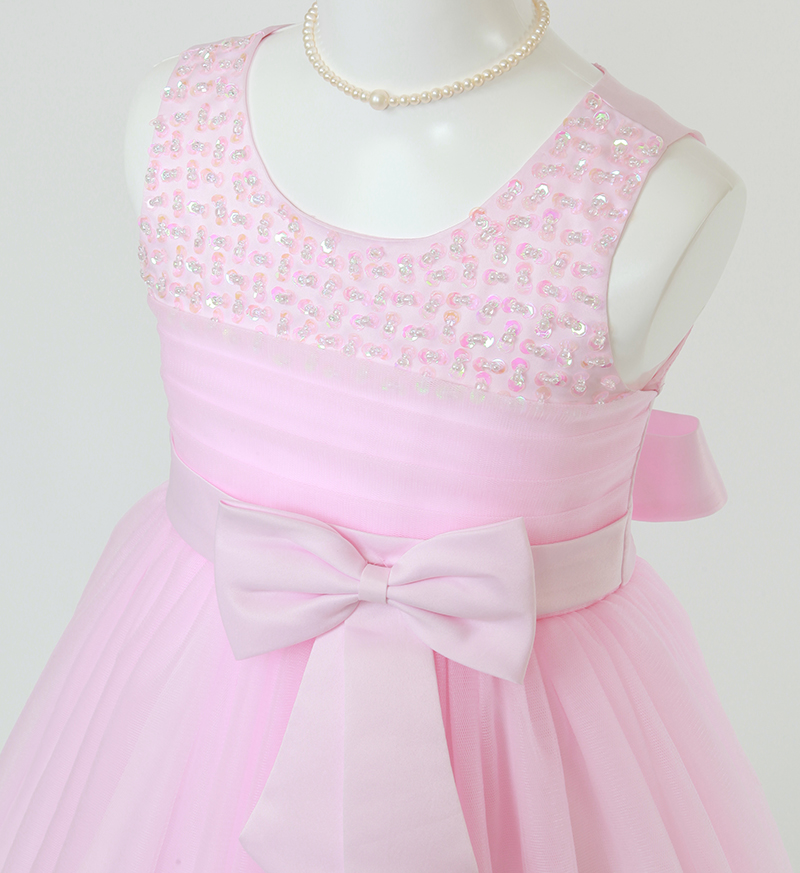 子供ドレス「エチュード」ピンク P2001-1
