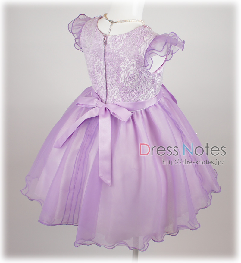 子供ドレス「シャコンヌ」バイオレット G8020-4