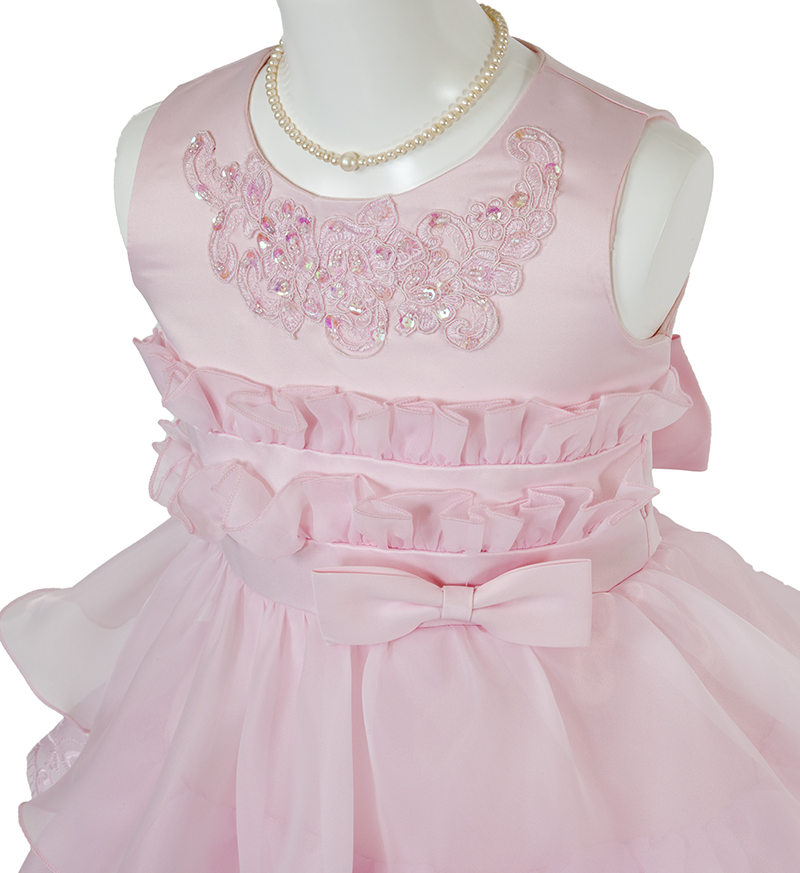 子供ドレス「リエラ」ピンク-1