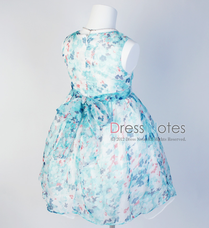 子供ドレス「ソフィ」 ブルー B1028-1