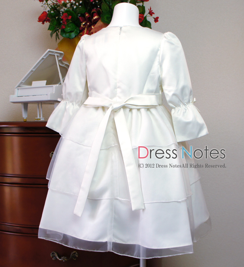 子供ドレス「メレンゲ」ホワイト A8003-4