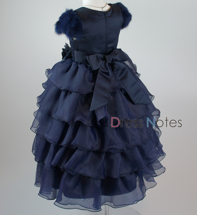 子供ドレス「カンタータ」 ネイビー D8005-4