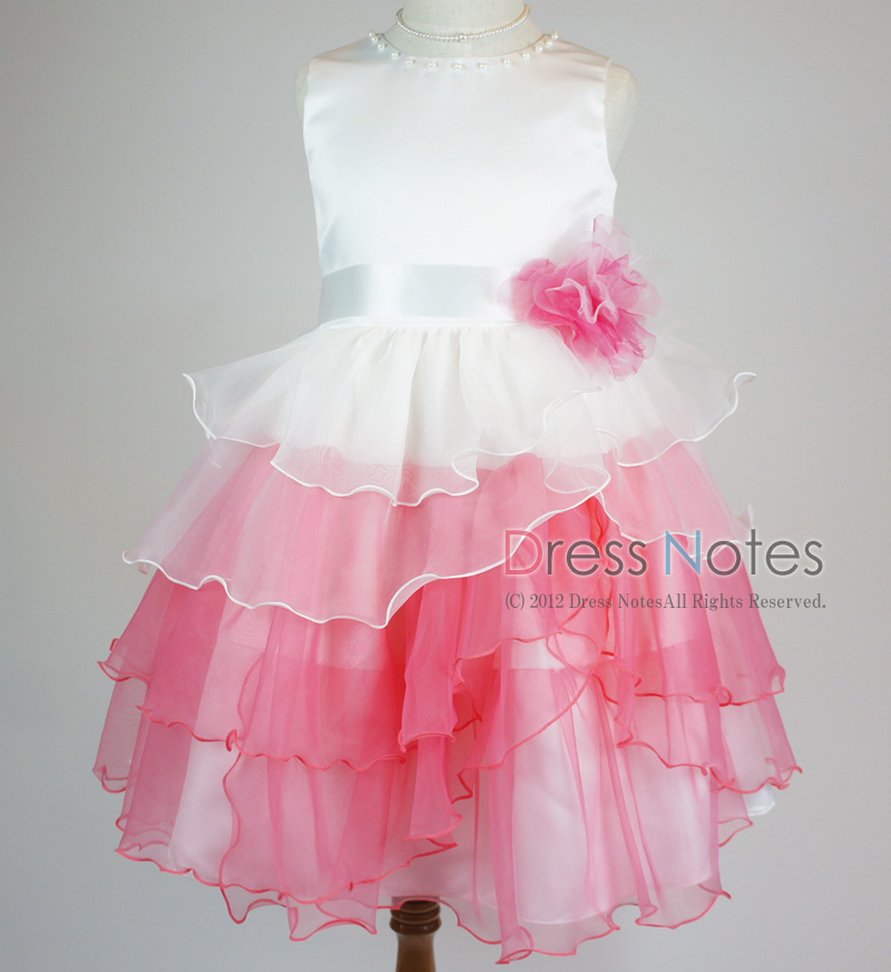 子供ドレス「アリア」ピンク D8006-2