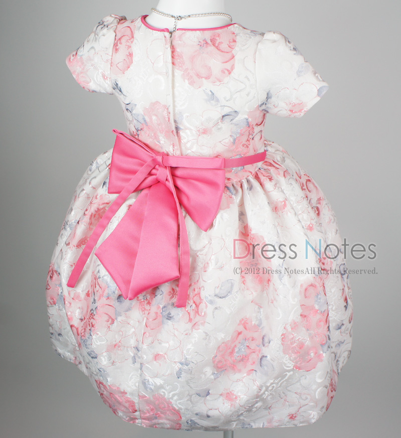 子供ドレス「ヘミング」ピンク H8007-4