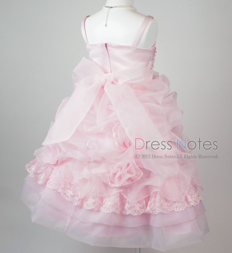 子供ドレス「プリマドンナ」ピンク H8008-4