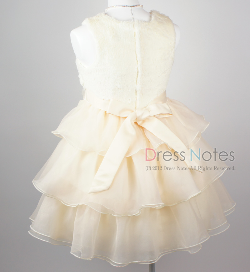 子供ドレス「アルパカドリーム」アイボリー　G8010-4