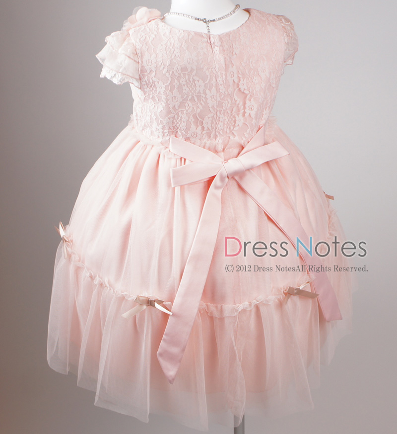 子供ドレス「アントワネット」ピンク D8011-5