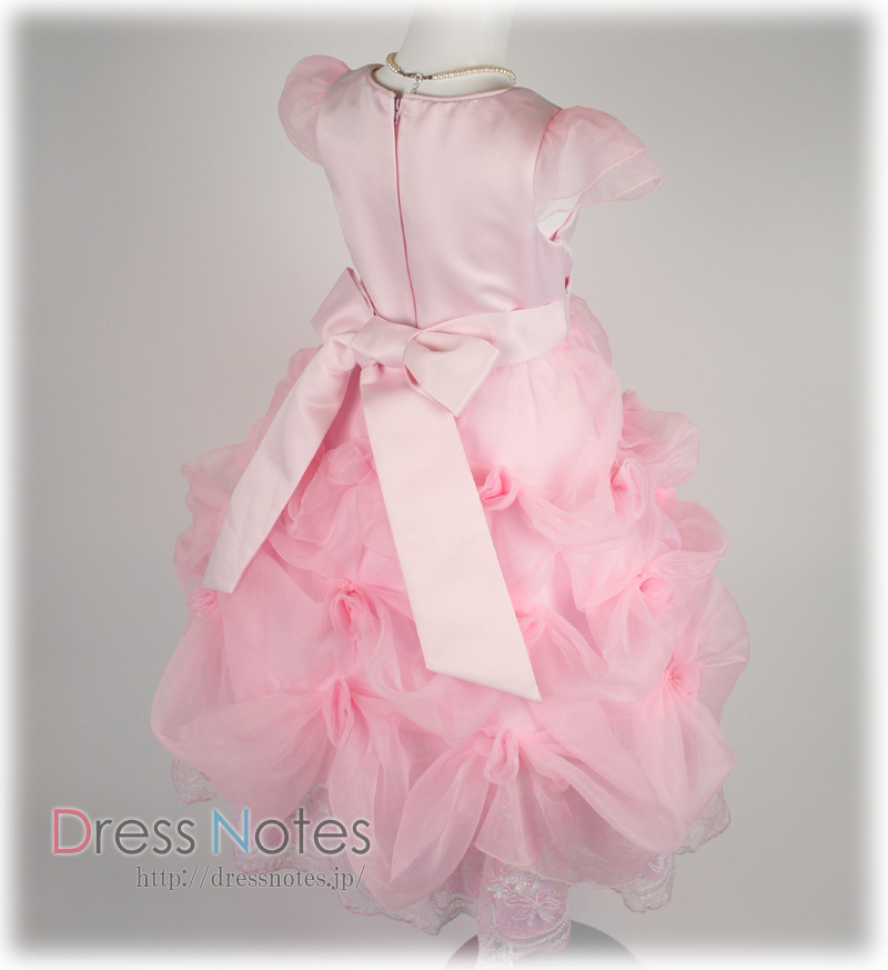 子供ドレス「ハーモニック」ピンク H8014-5