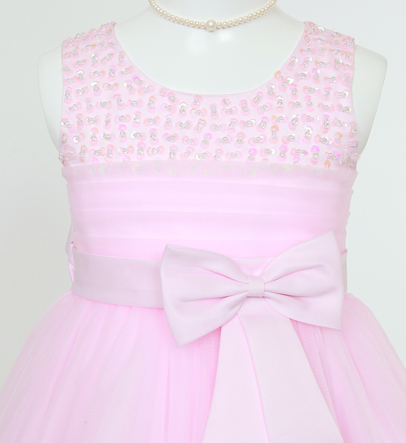 子供ドレス「エチュード」ピンク P2001-2