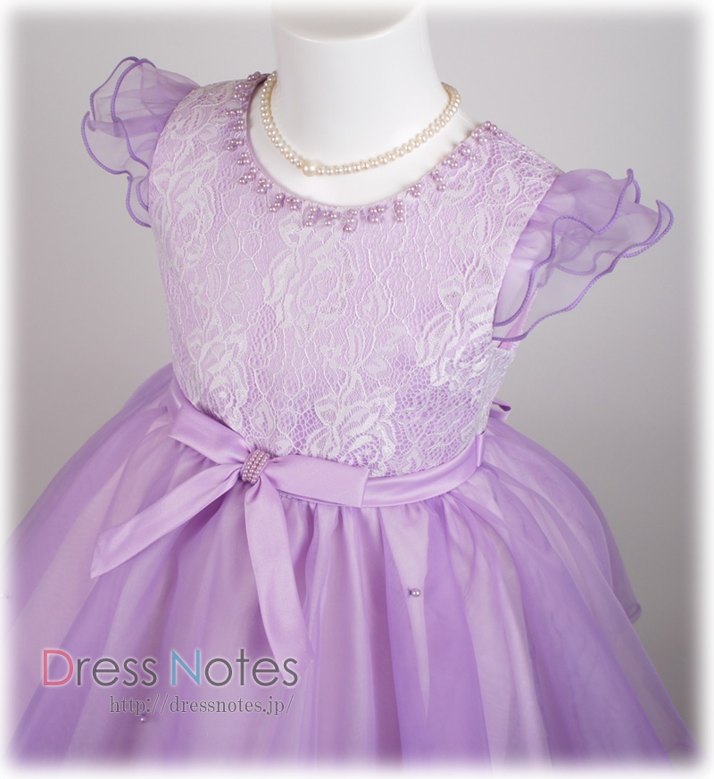 子供ドレス「シャコンヌ」バイオレット G8020-1
