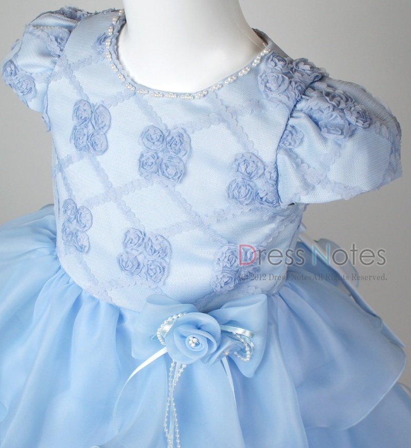 子供ドレス「フォーレ」ブルー H8005-1