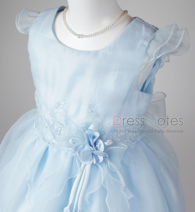 子供ドレス「スカルラッティ」ブルー G8001-1
