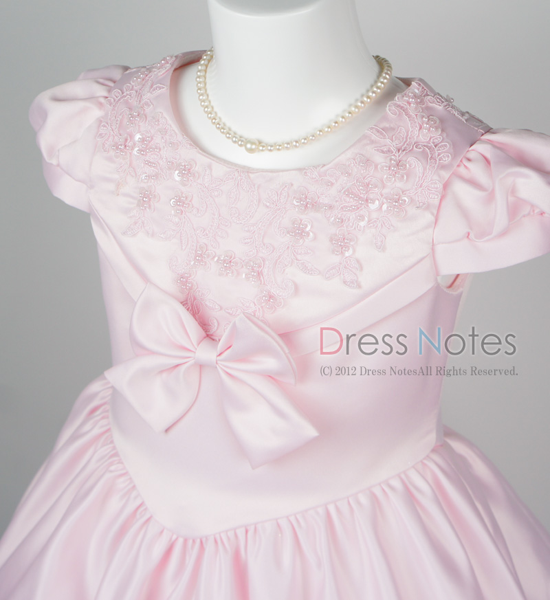 子供ドレス「ウノ」ピンク G8002-2