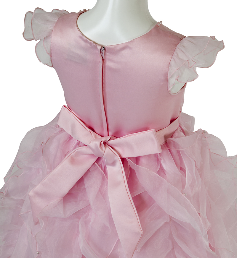 子供ドレス「サイア」ピンク-4