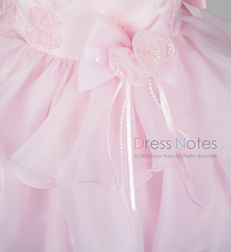 子供ドレス「フォーレ」ピンク H8004-3