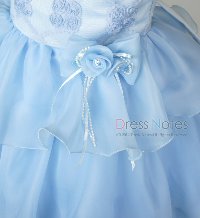子供ドレス「フォーレ」ブルー H8005-2