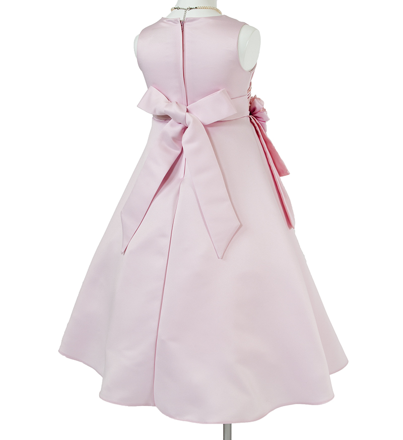 子供ドレス「ノクターン」ピンク-5