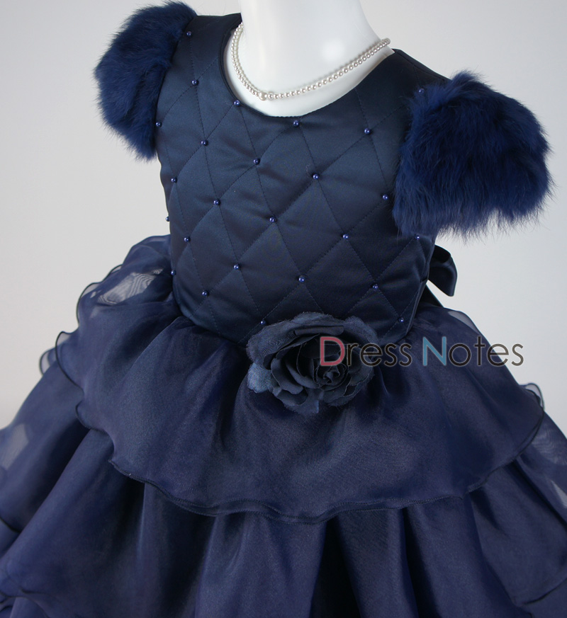 子供ドレス「カンタータ」 ネイビー D8005-1