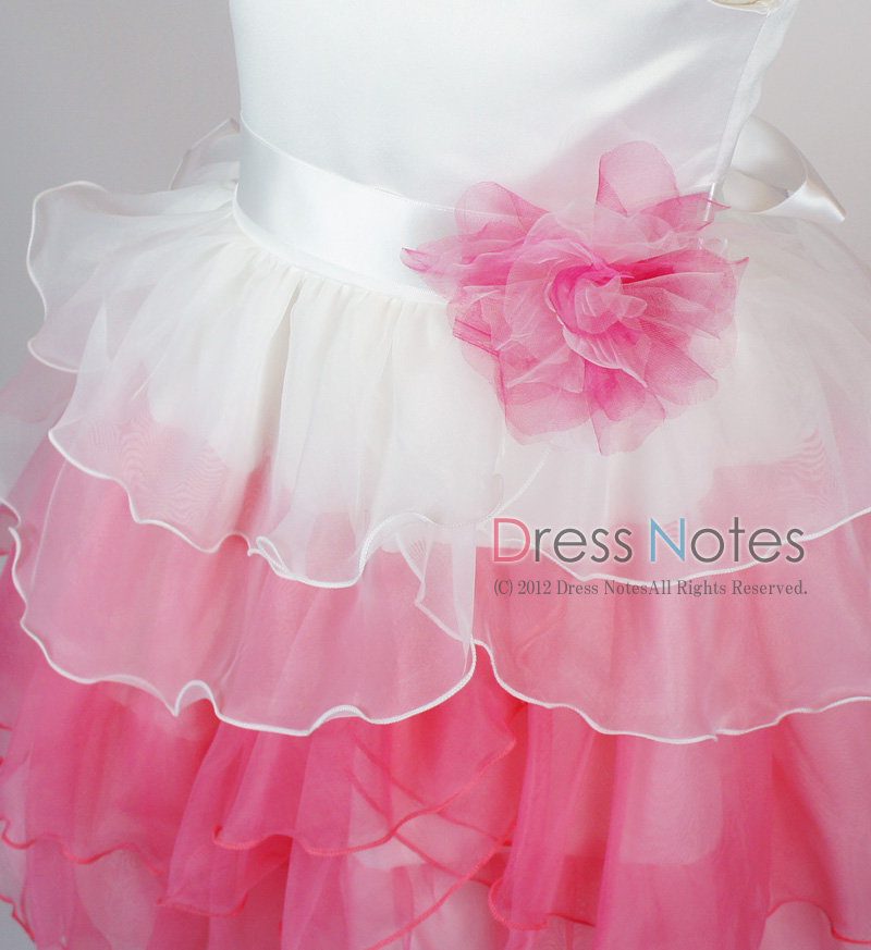 子供ドレス「アリア」ピンク D8006-4