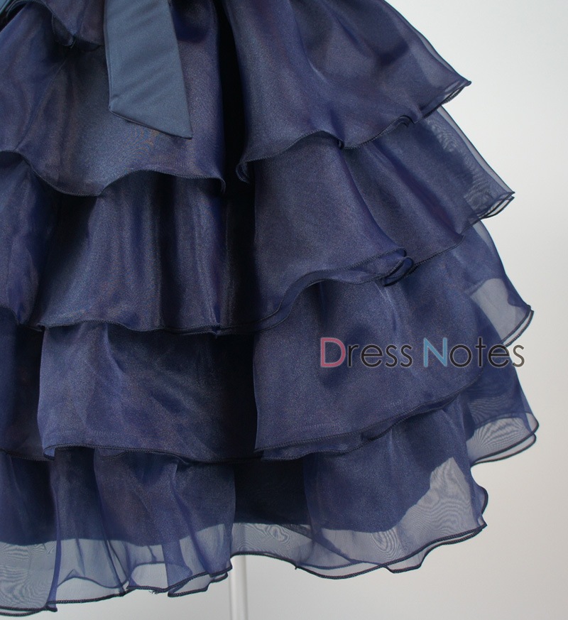 子供ドレス「カンタータ」 ネイビー D8005-3