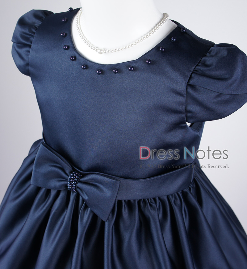 子供ドレス「マスカレード」ネイビー D8020-1