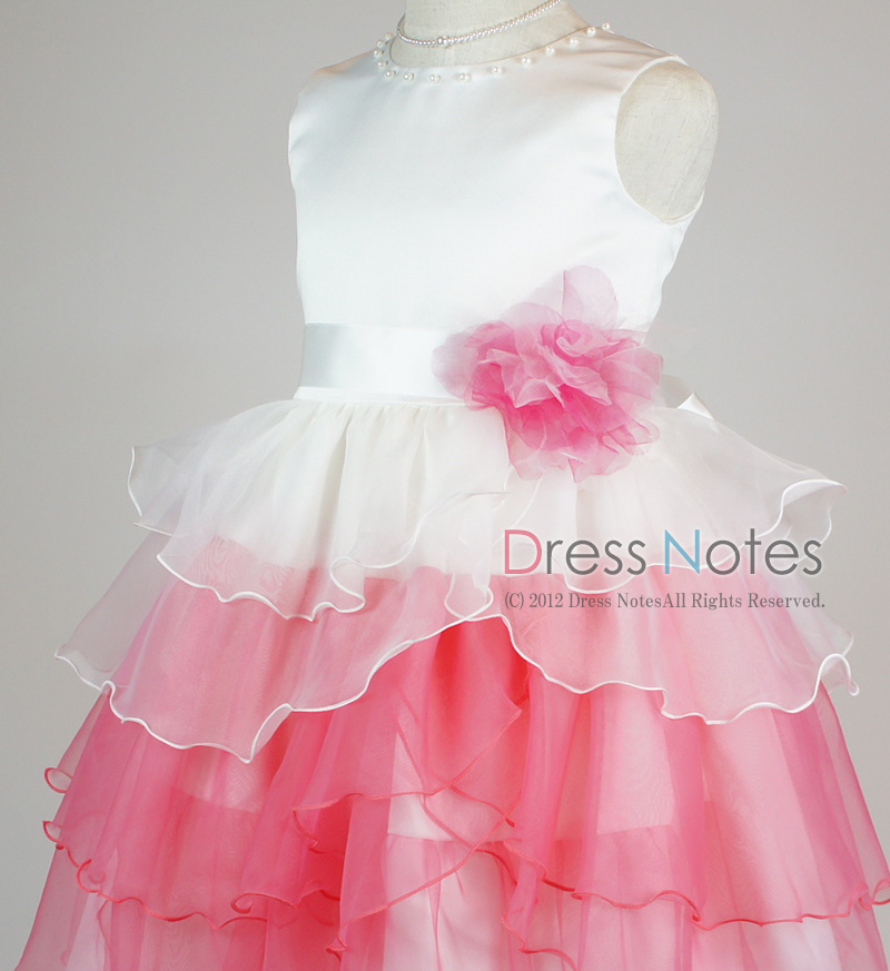子供ドレス「アリア」ピンク D8006-1