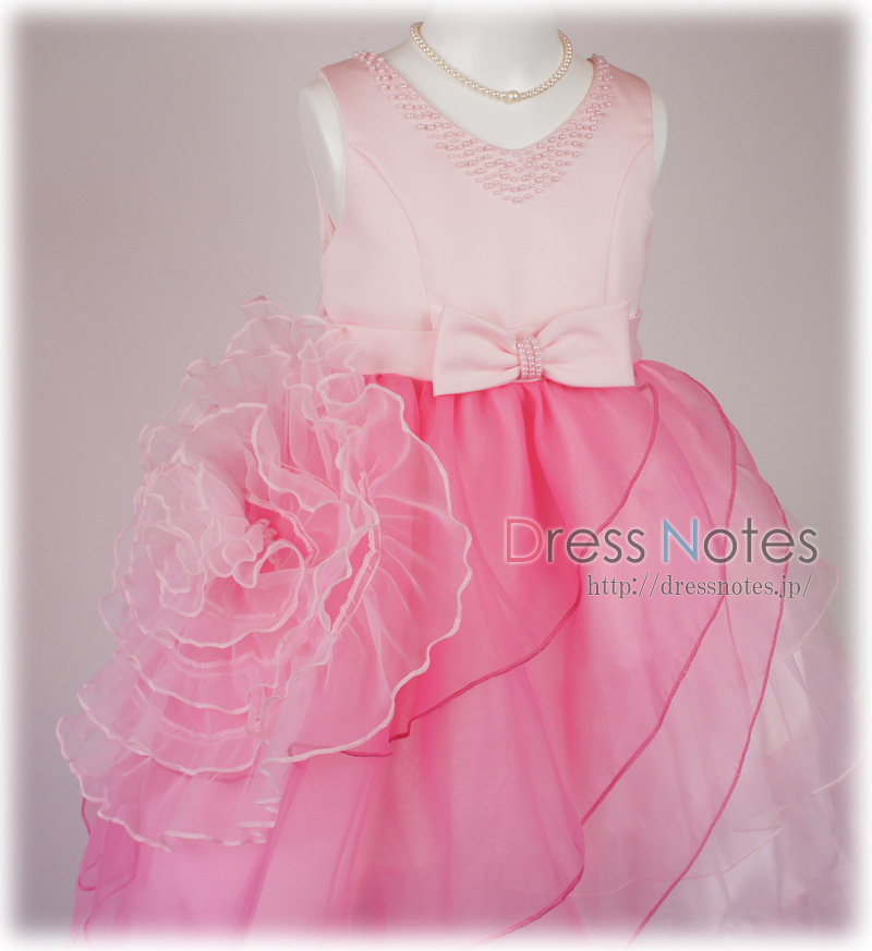 子供ドレス「エントツュッケント」ピンク G8026-7