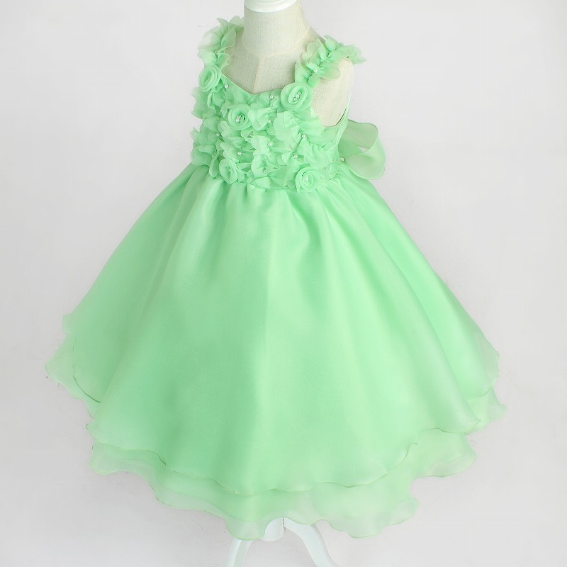 DressNotesのピアノ演奏用ドレス「アイベル２」ライトグリーン dn02_green-1