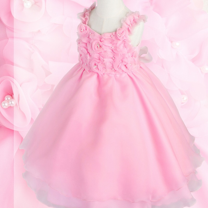 DressNotesのピアノ演奏用ドレス「アイベル２」ピンク dn02_pink