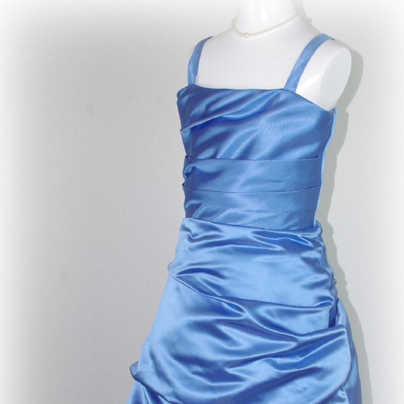 子供ドレス「ロイズ」ノーブル・ブルー J8005